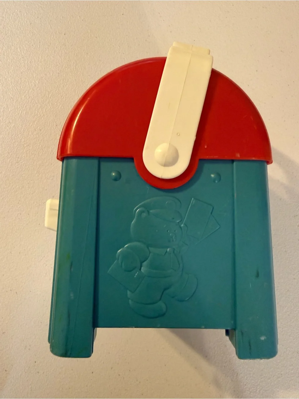 Fisher Price Sort And Stack Mailbox Toy Vintage -  Mailbox And Three Letters